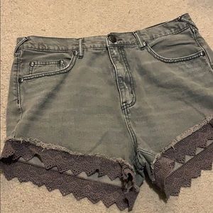 Free People Jean Shorts